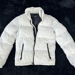 Cream Puffer Jacket